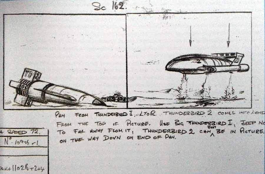 Story board de Thunderbirds