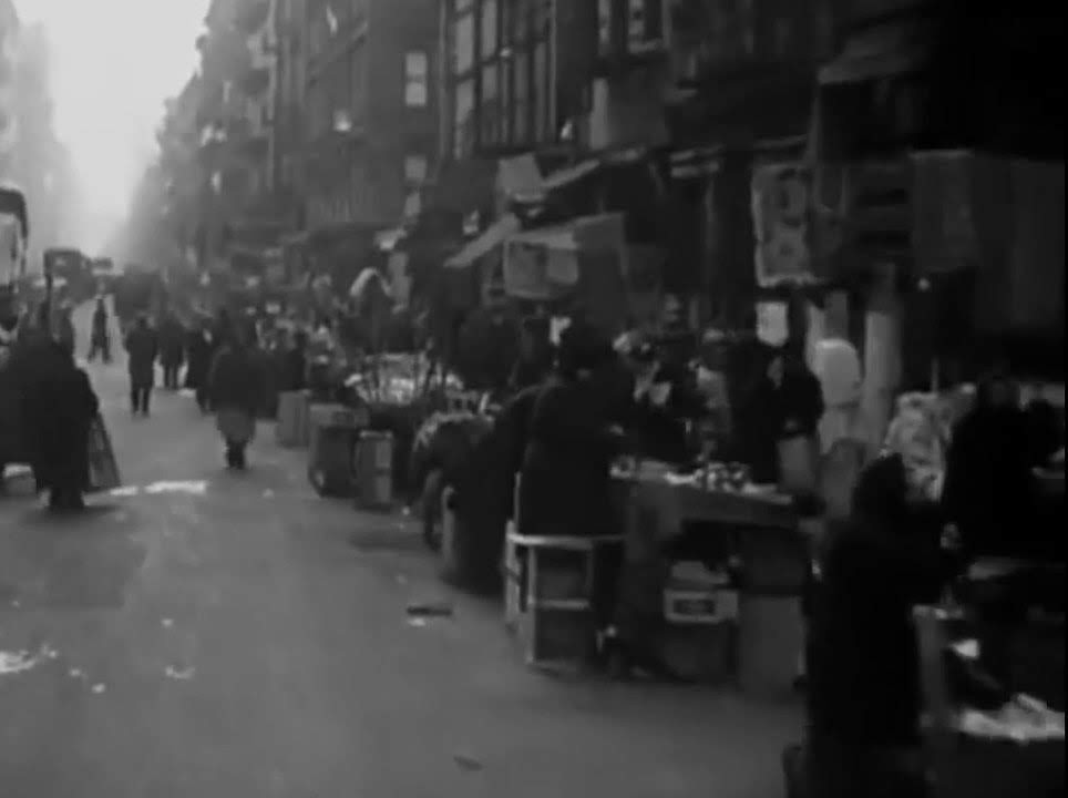 Little Italy, Nueva York: imagen de archivo presente en "Italianamerican".