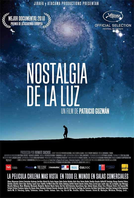 afiche del documental "Nostalgia de la Luz" | Patricio Guzmán