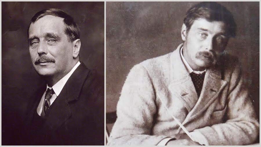 El escritor británico H. G. Wells