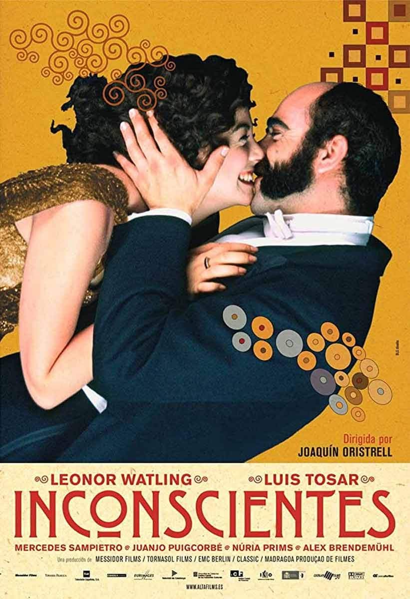 Afiche de la película "Inconscientes" dirigida por Joaquín Oristell (2004)