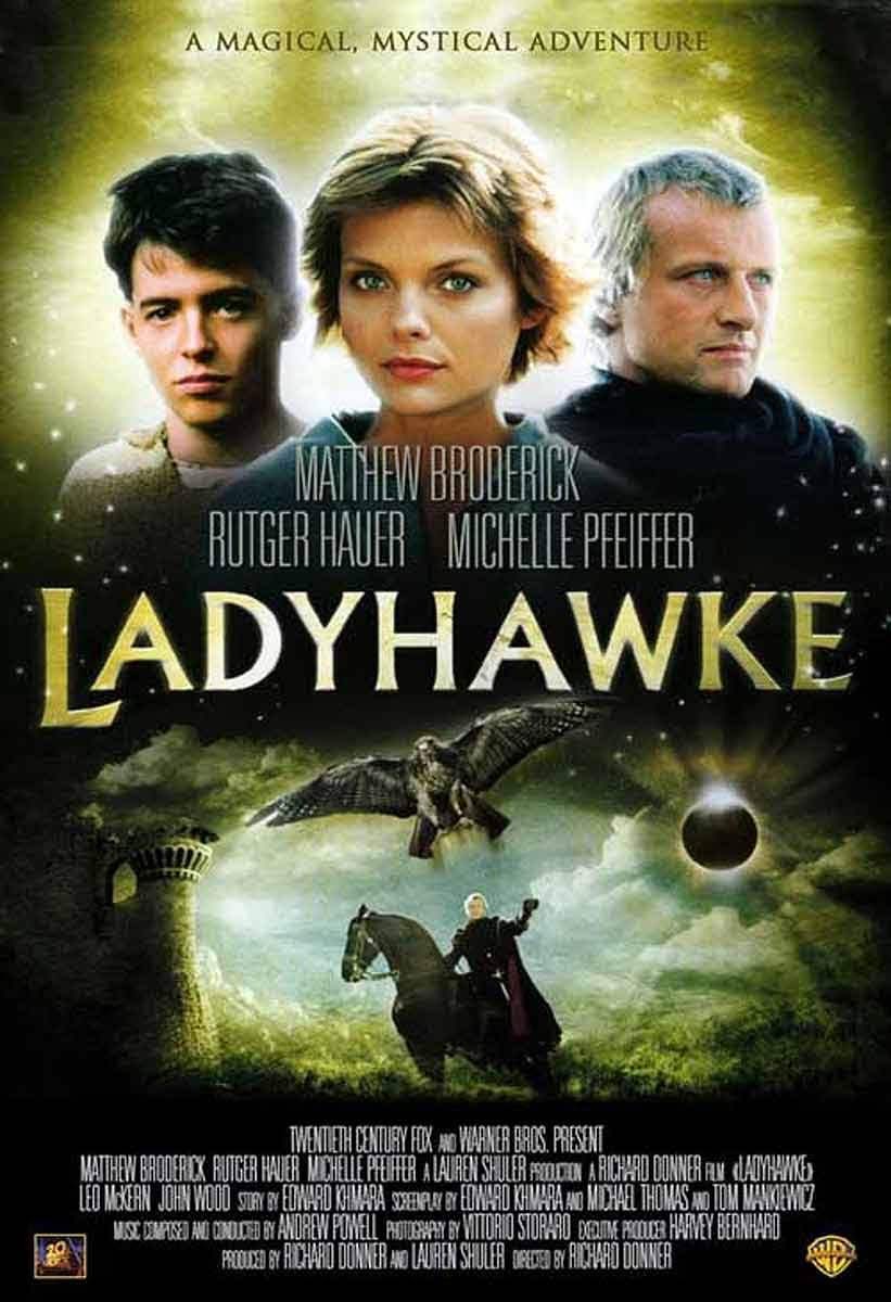 Afiche de "Ladyhawke" (1985)